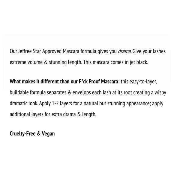 NIB Jeffree Star Approved Mascara in Black Full Size 7ml - Picture 12 of 12